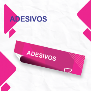 Adesivo Branco ADESIVO BRANCO Tam. Personalizado 4/0 Impressão Sem acabamento 